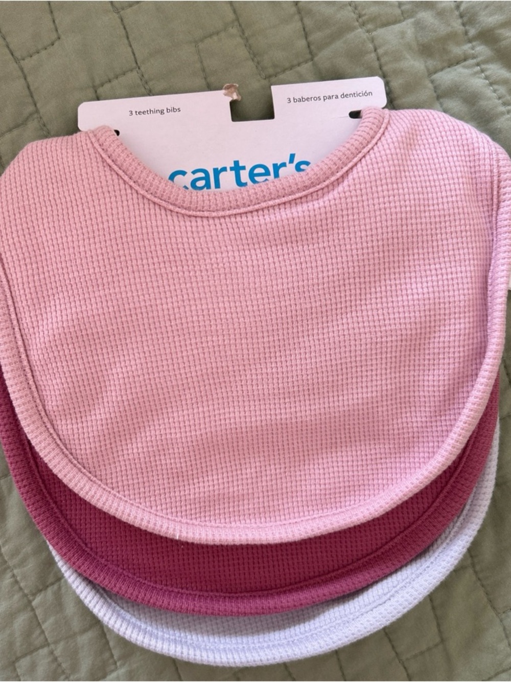Carter's Just One You® Baby Girls' 3pk Bibs